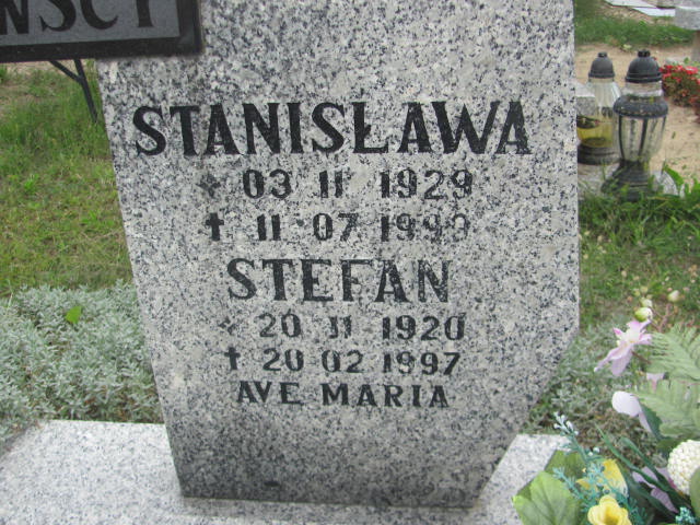 Stanisława Chocianowska 1929 Lubin-Księginice (gmina) - Grobonet - Wyszukiwarka osób pochowanych