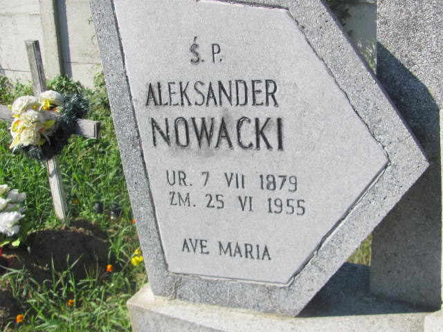 Aleksander Nowacki 1879 Lubin-Księginice (gmina) - Grobonet - Wyszukiwarka osób pochowanych
