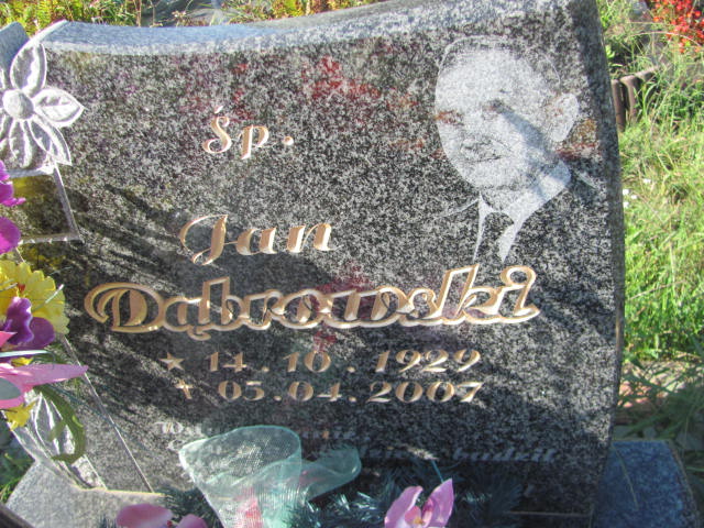 Jan Dąbrowski 1929 Lubin-Księginice (gmina) - Grobonet - Wyszukiwarka osób pochowanych